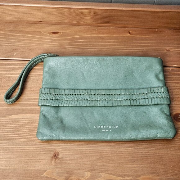 Liebeskind Berlin Leather clutch bag - Picture 1 of 4
